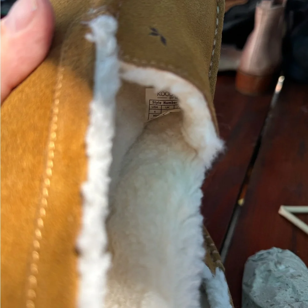 Koolaburra Ugg Tan Suede Slippers